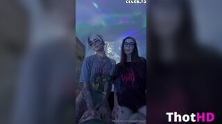 Sallydinosaur Ass and Braless Clip