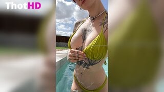 Sallydinosaur Pool Bikini Clip