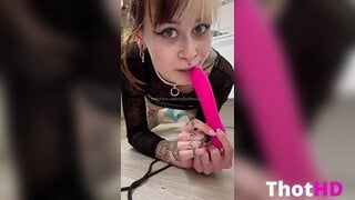 Sallydinosaur Dildo Masturbation NSFW