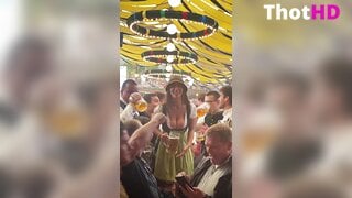 Ika D'Auria Big Tits Cleavage Leak