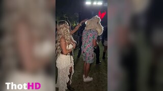 Bufalika Dress Cleavage Leak