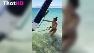 Ika D'Auria Outdoor Bikini Leak