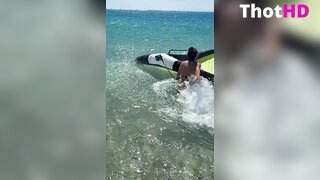 Ika D'Auria Outdoor Bikini Leak