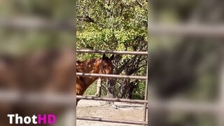 Ika D'Auria Bikini in the Outdoor Leak
