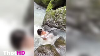Ika D'Auria Outdoor Ass Leak