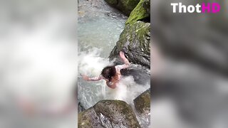 Ika D'Auria Outdoor Ass Leak