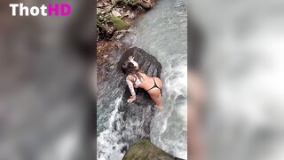 Ika D'Auria Outdoor Ass Leak