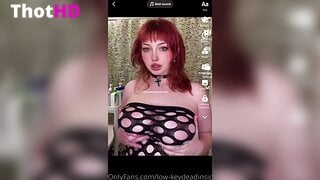 Lowkeydeadinside Choker and Big Tits NSFW