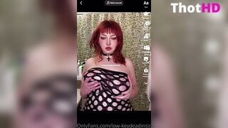 Lowkeydeadinside Choker and Big Tits NSFW