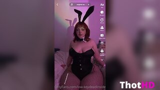 Low-keydeadinside Fishnet Pantyhose with Rabbit Ears XXX