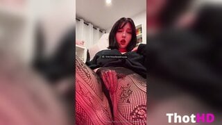Lowkeydeadinside Masturbating Fishnet Pantyhose Leak