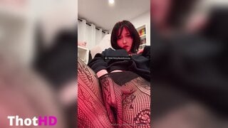 Lowkeydeadinside Masturbating Fishnet Pantyhose Leak