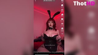 Lowkeydeadinside Leotard and Fishnet Pantyhose NSFW