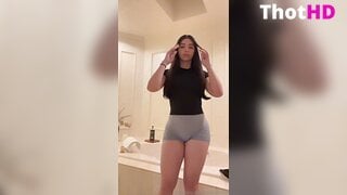 Aishah Sofey Ass in the Bathroom Leak