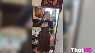 Cosmic_Kitty_Cat Braless Big Tits Video