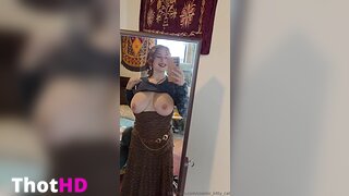 Cosmic_Kitty_Cat Braless Big Tits Video