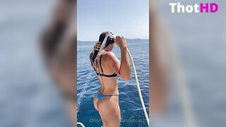 Bruna Luccas Bikini Outdoors OF