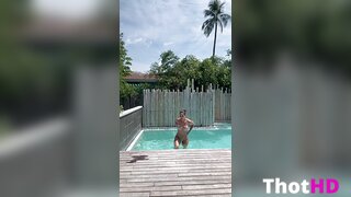 Bruna Luccas Bikini Outdoor XXX