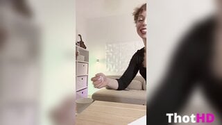 diewildeveganerin Thighhighs Couch Leak