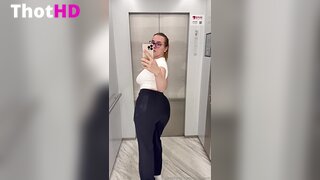 Ema.santi Ass in Elevator Clip
