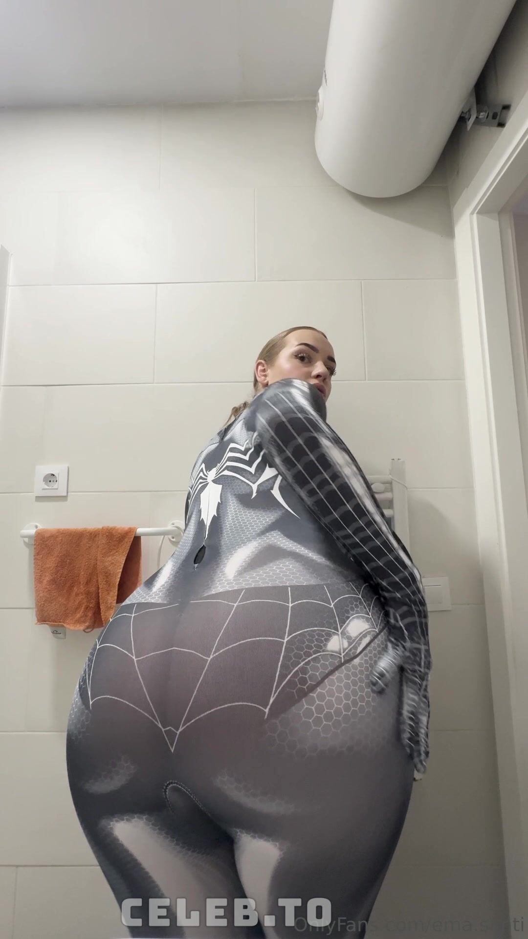 Ema.santi Towel with Bodysuit NSFW