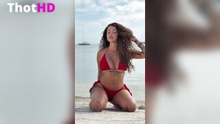 Malu Trevejo Outdoor Bikini Video_001