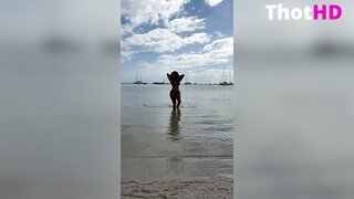 Malu Trevejo Outdoor Bikini Video