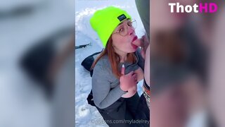 Myla Del Rey Outdoor Blowjob Leak