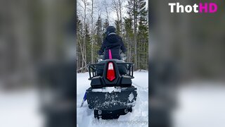 Myla Del Rey From Behind Outdoor Clip