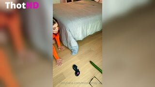 Myla Del Rey Masturbating Cucumber OnlyFans