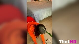 Myla Del Rey Masturbating Cucumber OnlyFans