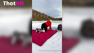 Myla Del Rey On All Fours Outdoor Clip
