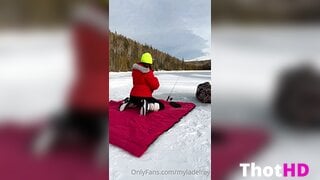 Myla Del Rey On All Fours Outdoor Clip
