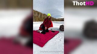 Myla Del Rey On All Fours Outdoor Clip