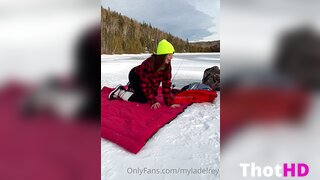 Myla Del Rey On All Fours Outdoor Clip