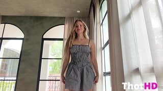 Caroline Zalog Dress Close-Up Leaked