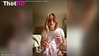 Caroline Zalog Topless in Shorts OF