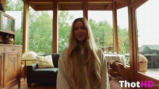 Caroline Zalog Couch Leotard Video