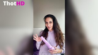 Ava Addams Vibrator with Huge Dildo