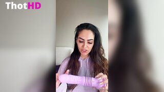 Ava Addams Vibrator with Huge Dildo