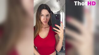 Ellie James Big Tits and Underboob Video