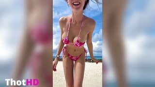 Ellie James Beach Bikini Leak