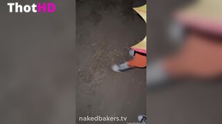 Ellie James Outdoor Squatting OnlyFans