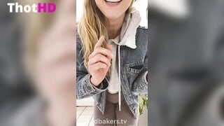 Ellie James Bottomless Close-Up OF
