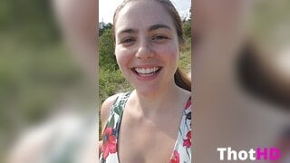 AwesomeKate Outdoor Cleavage Leaked