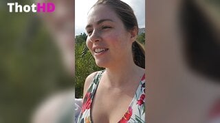AwesomeKate Outdoor Cleavage Leaked