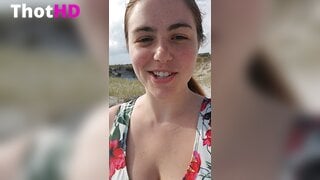AwesomeKate Outdoor Cleavage Leaked