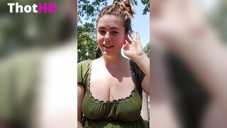 AwesomeKate Outdoor Cleavage OF