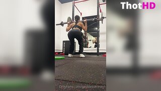Goddess Trinity Gym Ass Clip