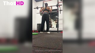 Goddess Trinity Gym Ass Clip